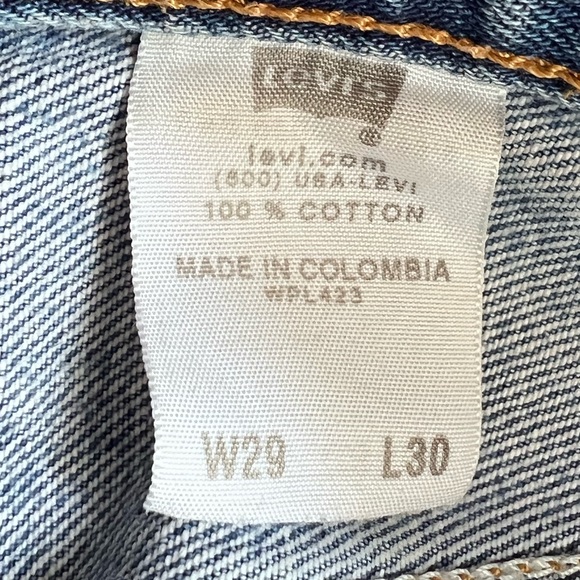 Levi’s Vintage 501 distressed cutoff denim shorts Size 29 - Picture 9 of 12